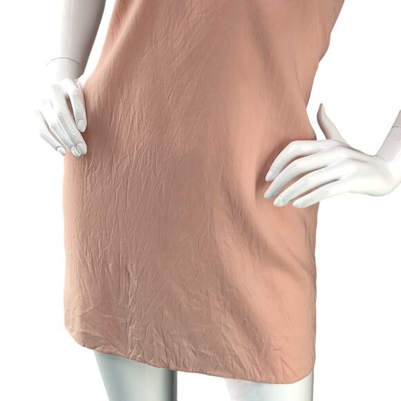 Fleur Du Mal Womens Size S Slip Dress Silk Short Double Scoop Adjustable Pink - Picture 3 of 15